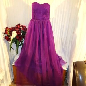 Purple special occasion dress